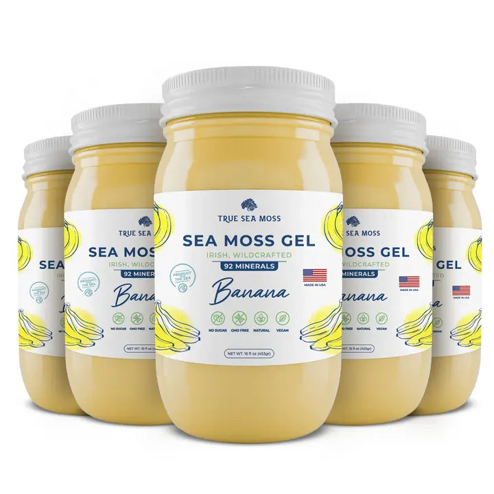 TRUE SEA MOSS Banana Sea Moss Gel  | 453g