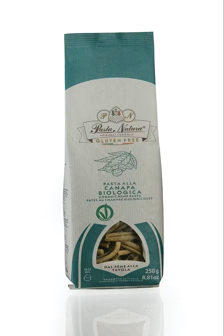 PASTA NATURA Organic H e m p Casarecce, Gluten Free & Vegan | 250g