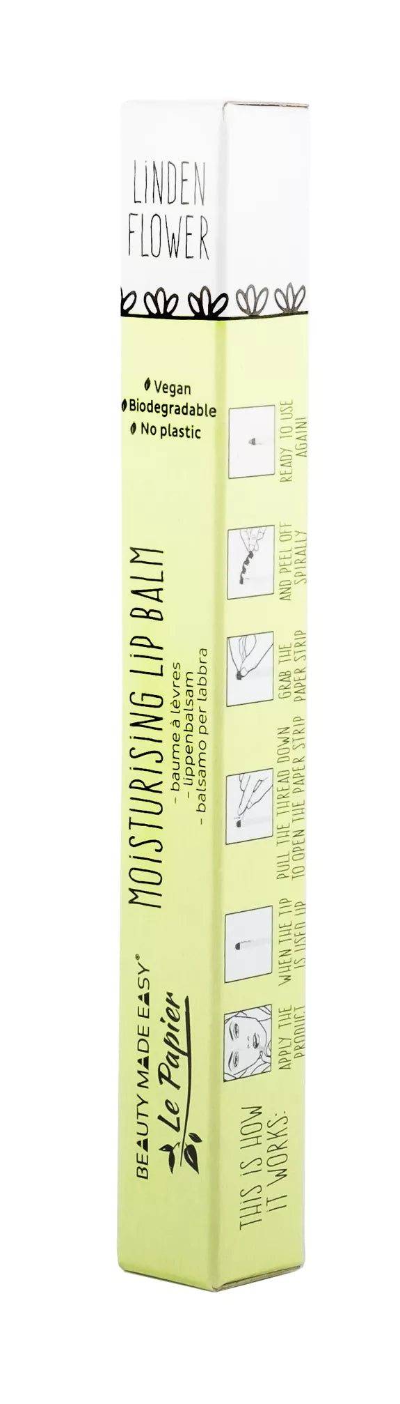 Beauty Made Easy Moisturising Lip Balm - LINDEN FLOWER | 6g