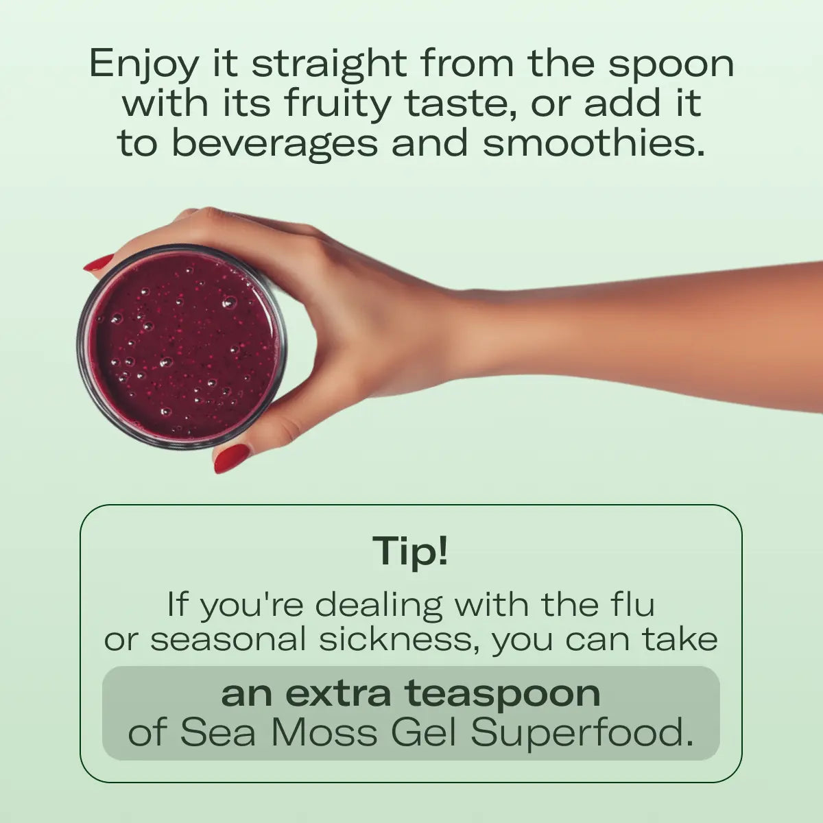 TRUE SEA MOSS Strawberry Sea Moss Gel  | 453g
