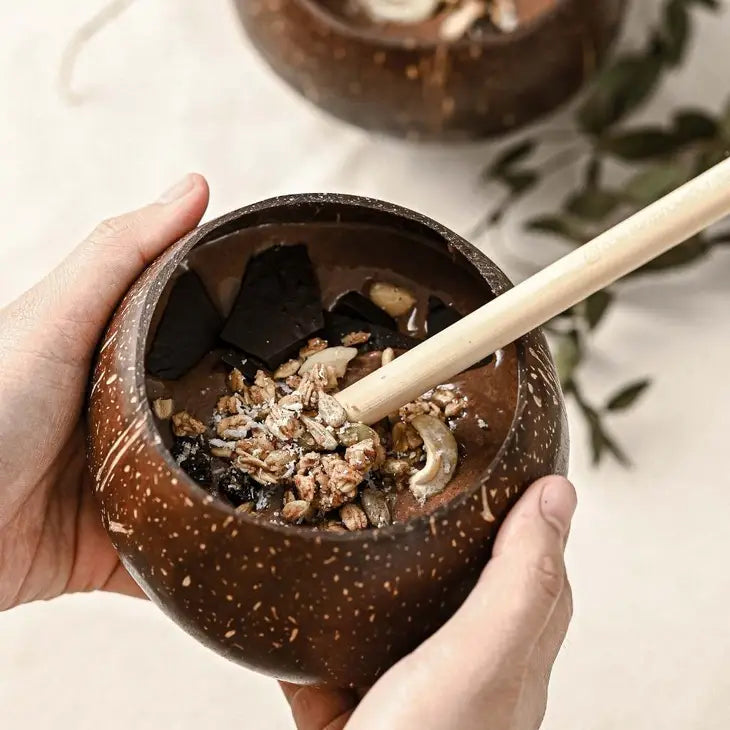 Jungle Culture  Coconut Shell Cups | Natural Coco Shell Cup Set of 2