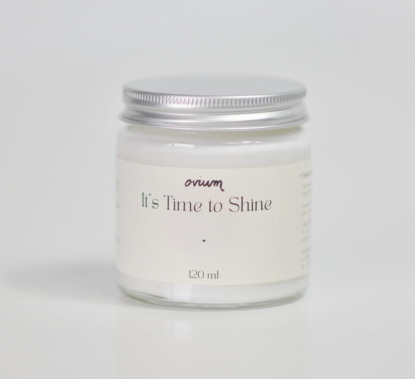OVIUM Soy Candle -  It's Time to Shine| 120ml