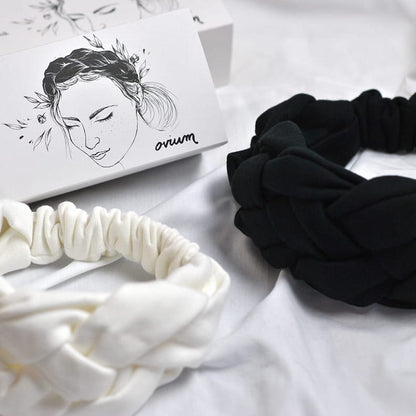 OVIUM Organic Cotton Headband – Black