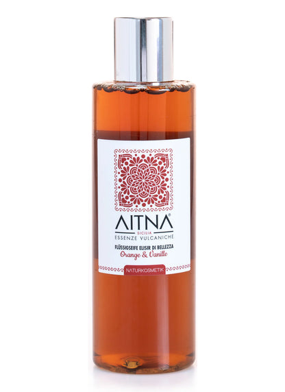 AITNA VOLCANIC ESSENCE Elixir of Beauty Soap Orange and Vanilla | 200ml