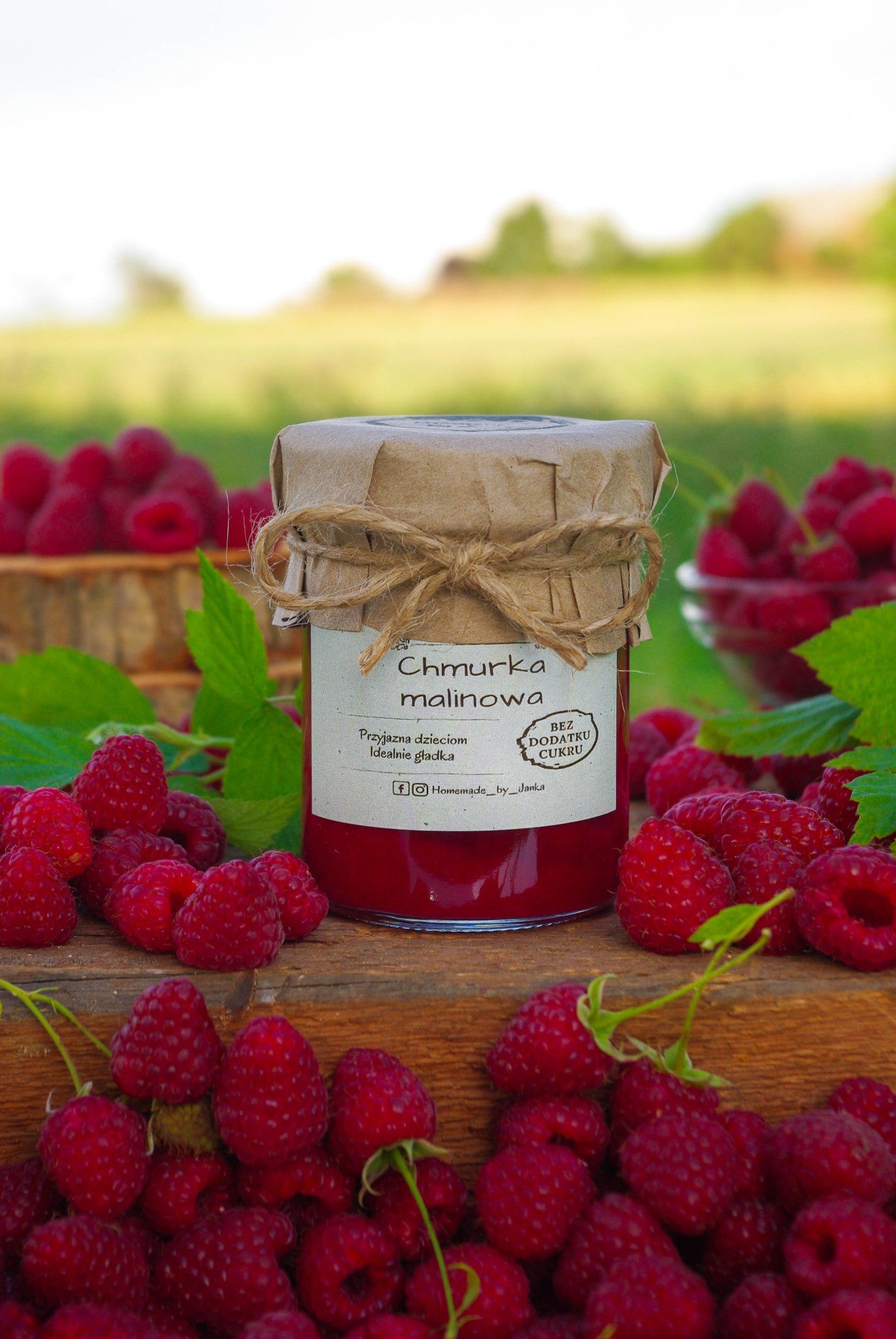 HOMEMADE BY JANKA  Raspberry Cloud  | 220g