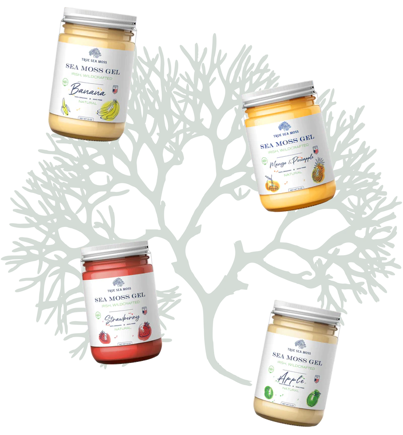 TRUE SEA MOSS Mango and Pineapple Sea Moss Gel  | 453g