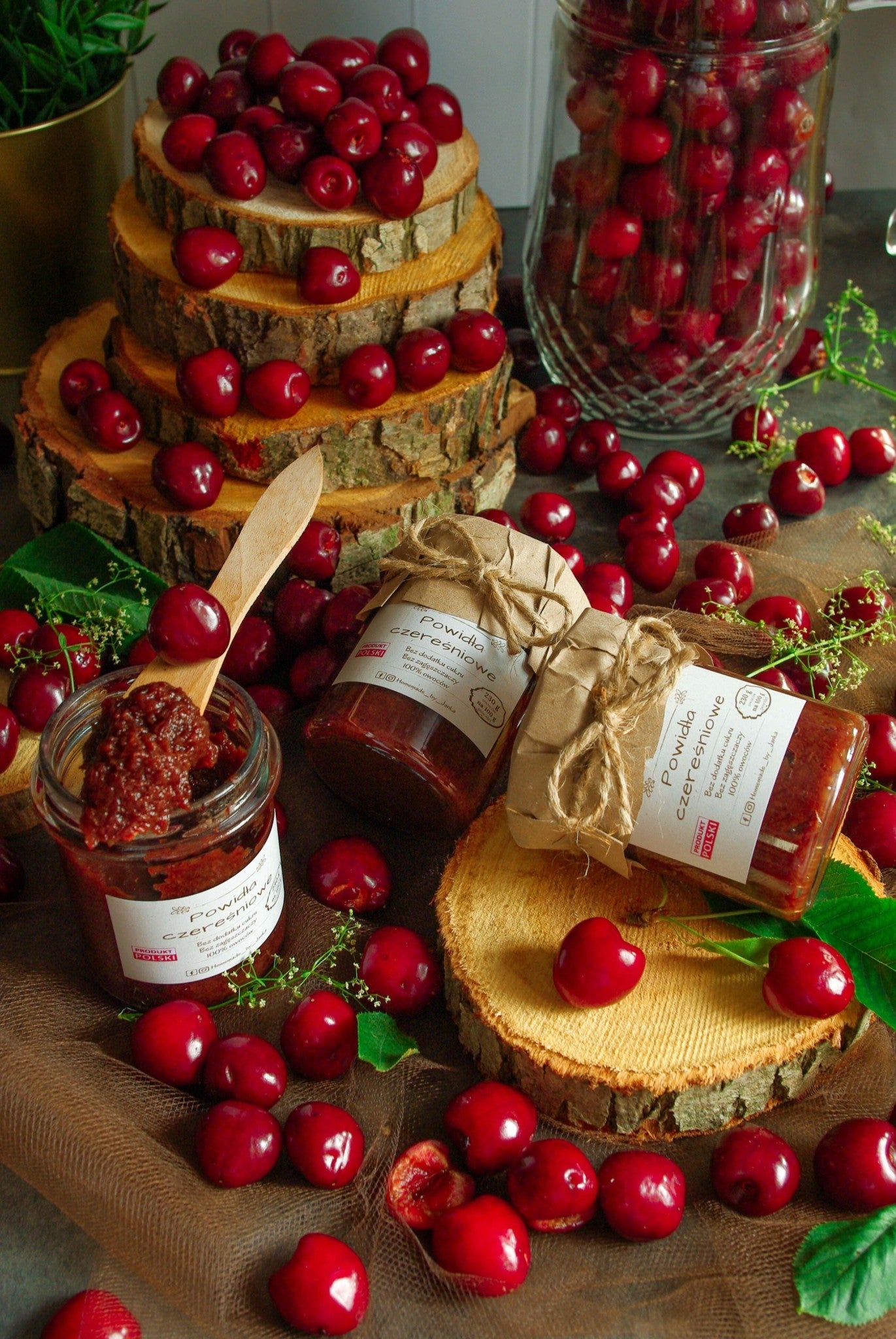 HOMEMADE BY JANKA Sweet Cherry Jam 220g