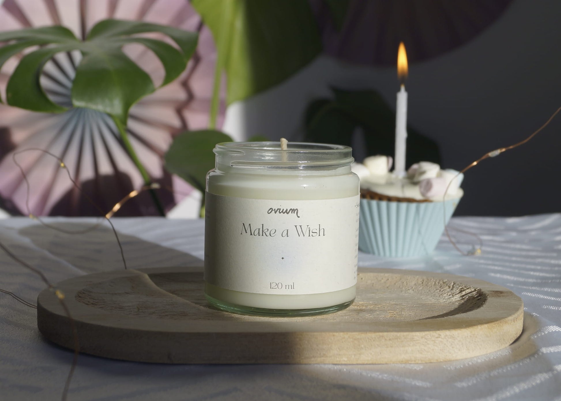 what is ovium meaning, ovium fragrance,  make a wish and attract wealth soy candle