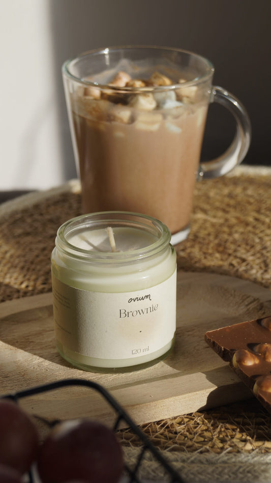 OVIUM Soy Candle - Brownie | 120ml