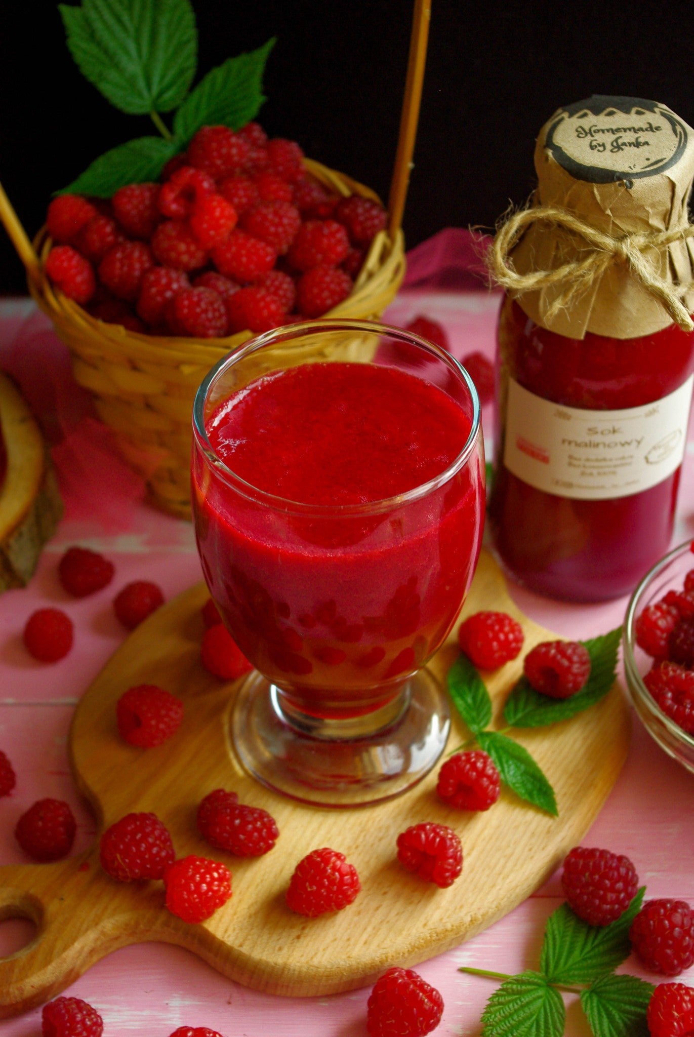 Homemade by Janka  Raspberry Juice  | Cold Pressed | 330ml