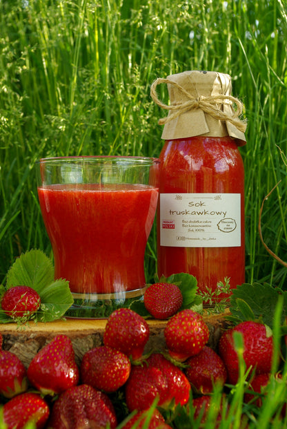 HOMEMADE BY JANKA  Strawberry Juice  | Cold Pressed | 330ml