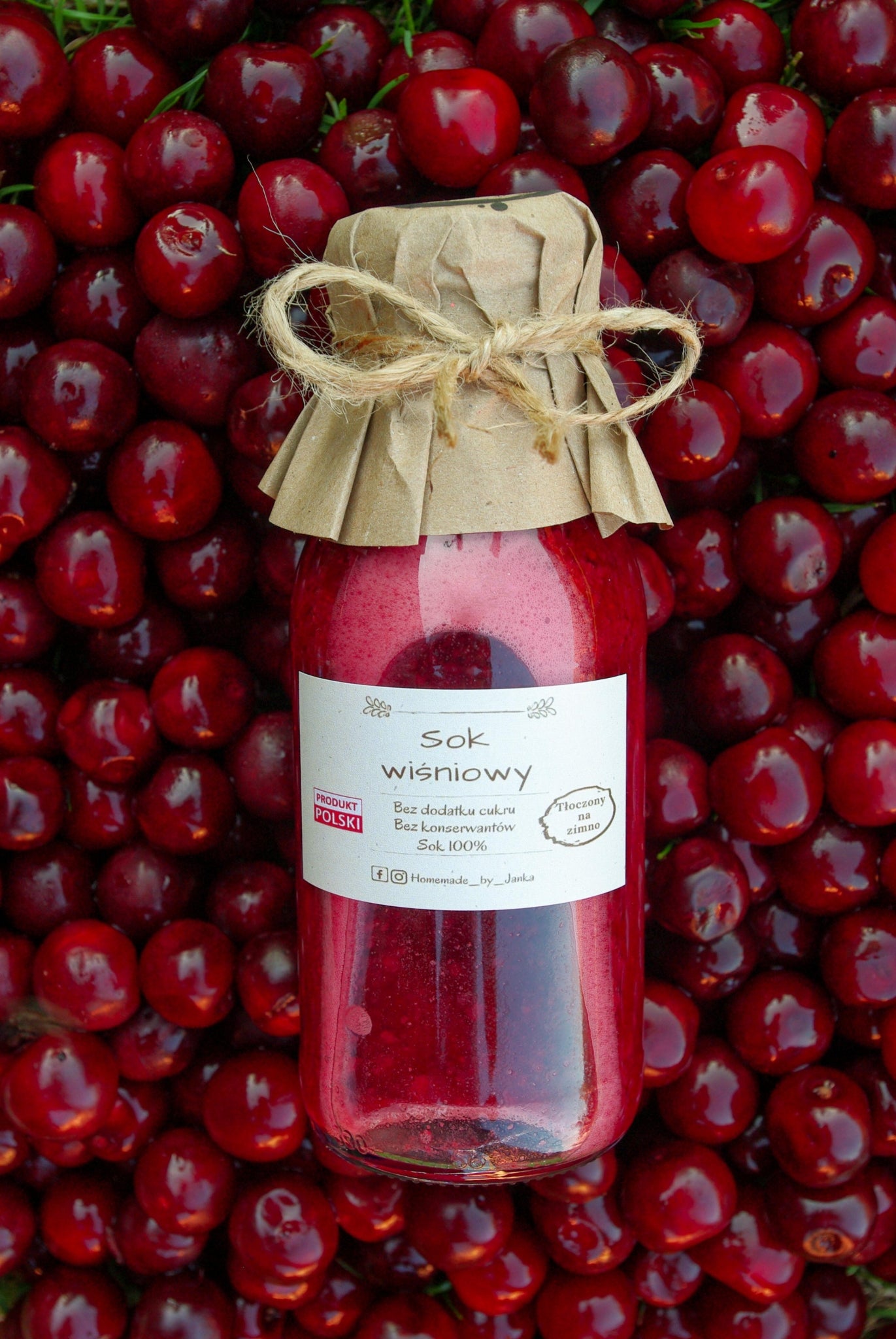 HOMEMADE BY JANKA   Cherry Juice  | Cold Pressed | 330ml