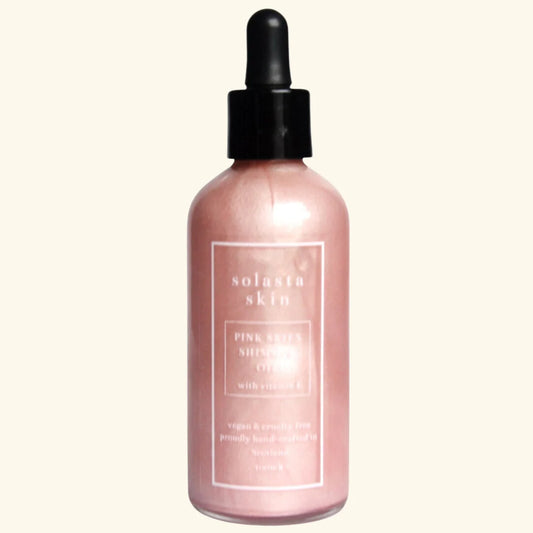 Solasta Skin Shimmer Oil - Pink Skies | 100ml