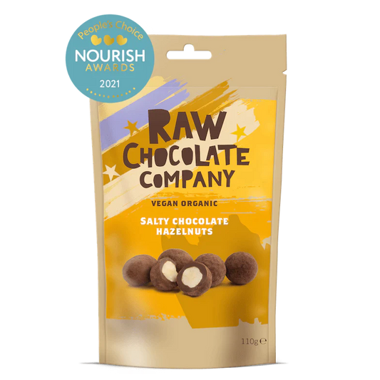 what happened to the raw chocolate company, salty chocolate hazelnuts