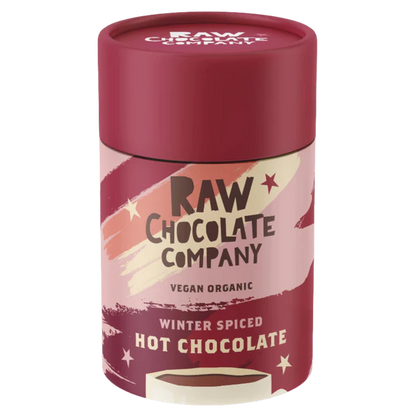 RAW CHOCOLATE COMPANY Winter Spiced Luxury Hot Chocolate, Vegan, Organic | 200g