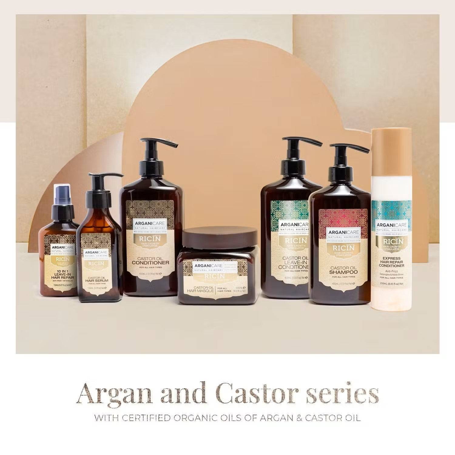 ARGANICARE RICIN Castor Oil Hair Masque Hair Growth Stimulator | 500ml