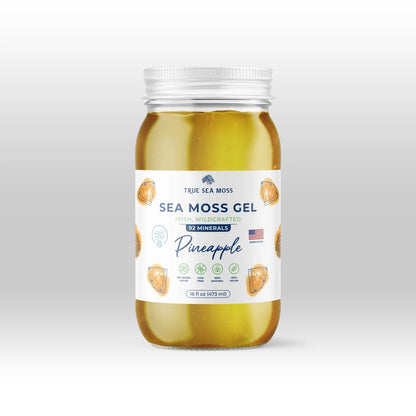 TRUE SEA MOSS Pineapple Sea Moss Gel  | 453g