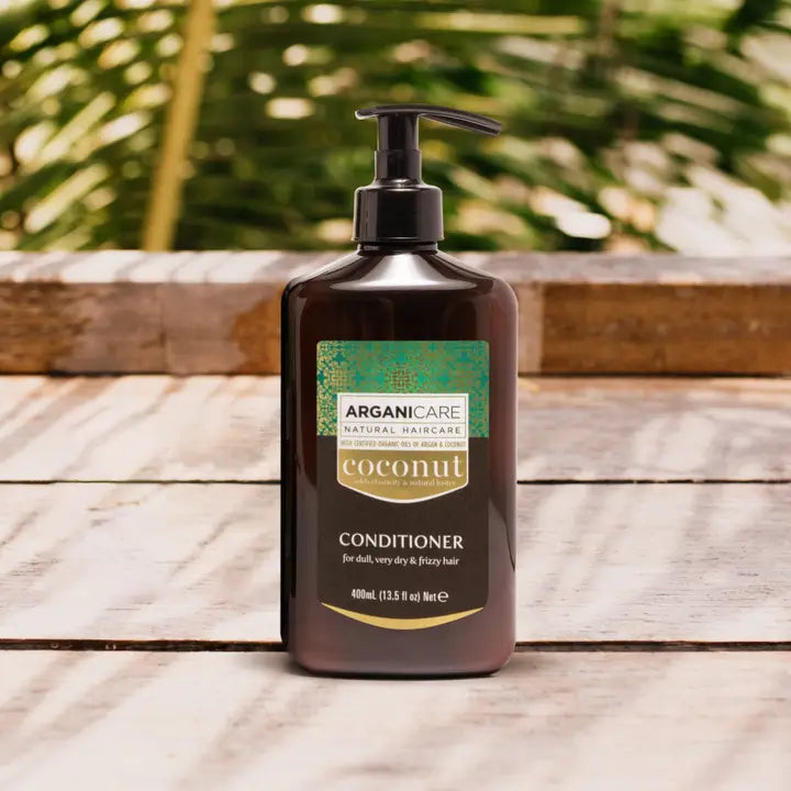 ARGANICARE  Ultra-Nourishing Conditioner with Coconut Oil For Dull Hair | 400ml