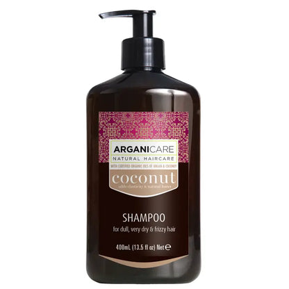 ARGANICARE  Ultra-Nourishing Shampoo with Coconut Oil For Dull Hair  400ml