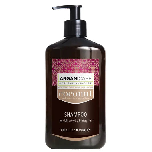 ARGANICARE  Ultra-Nourishing Shampoo with Coconut Oil For Dull Hair  400ml