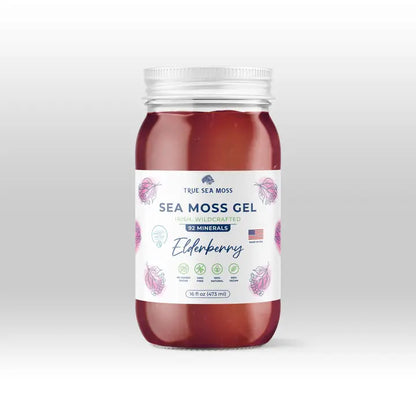 TRUE SEA MOSS Elderberry Sea Moss Gel  | 453g