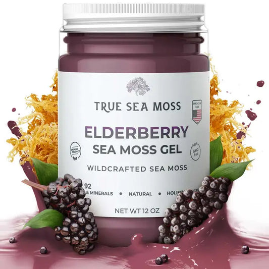 TRUE SEA MOSS Elderberry Sea Moss Gel  | 453g