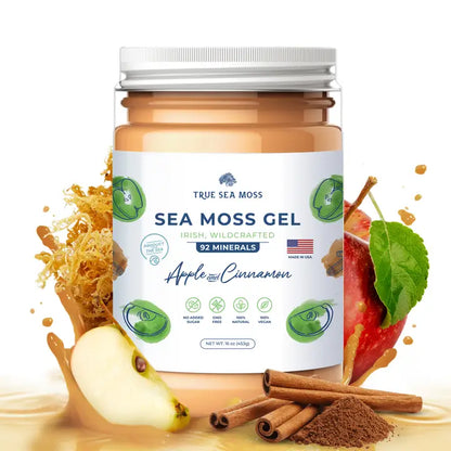 True Sea Moss  Apple and Cinnamon Sea Moss Gel  | 453g