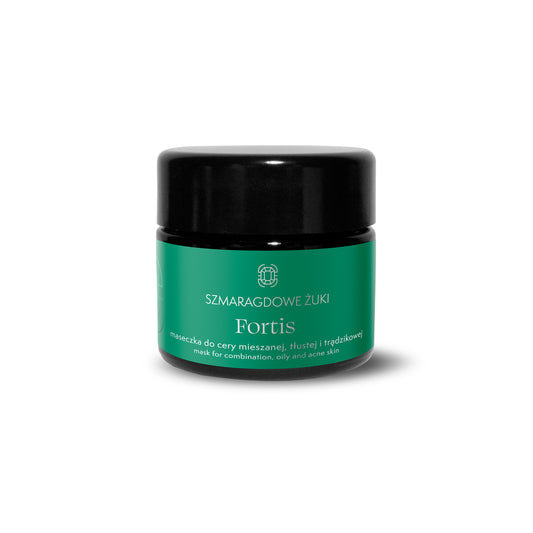 Szmaragdowe Żuki FORTIS - MASK FOR COMBINATION, OILY AND ACNE SKIN | 75g