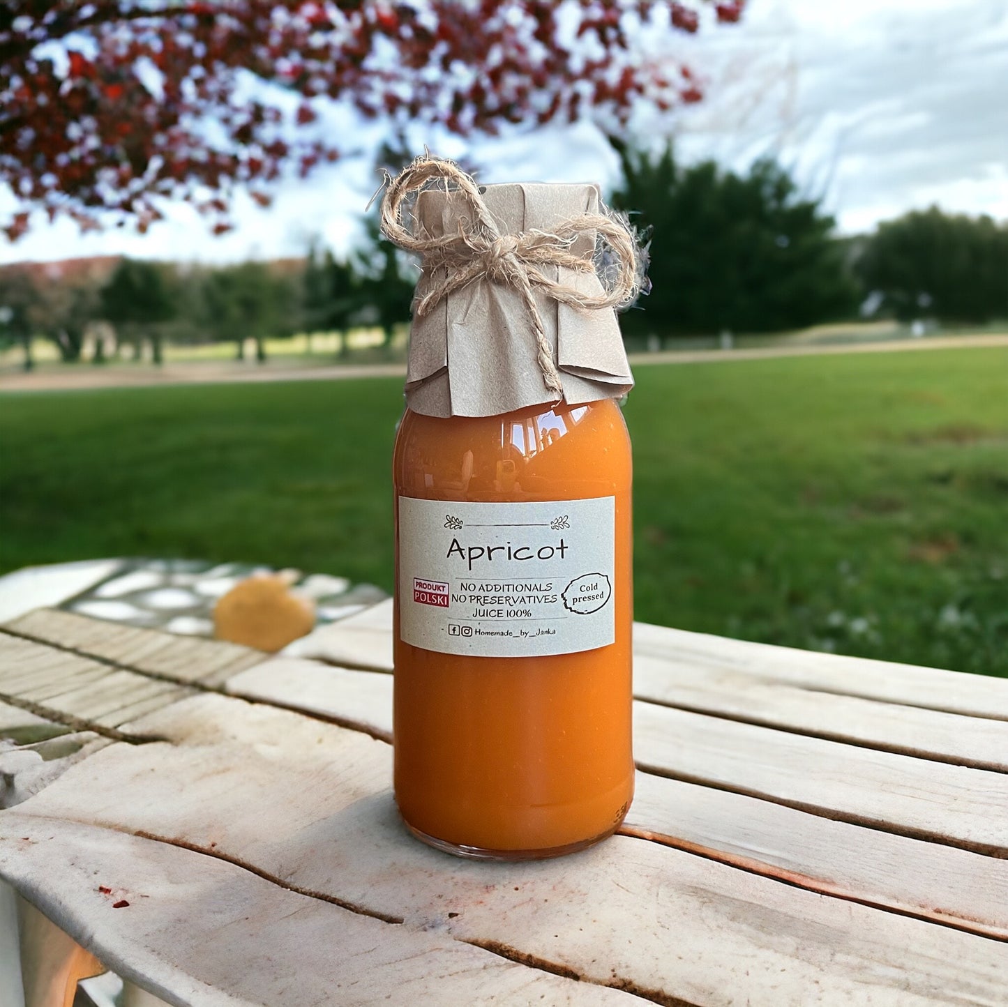 HOMEMADE BY JANKA   Apricot Juice  | Cold Pressed | 330ml