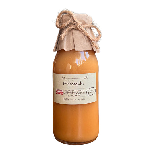 Homemade by Janka  Peach Juice  | Cold Pressed | 330ml