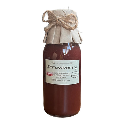 HOMEMADE BY JANKA  Strawberry Juice  | Cold Pressed | 330ml