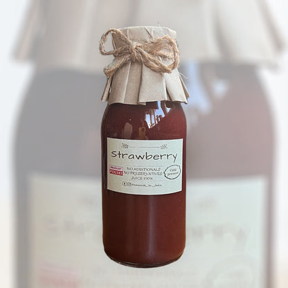 HOMEMADE BY JANKA  Strawberry Juice  | Cold Pressed | 330ml