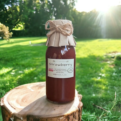 HOMEMADE BY JANKA  Strawberry Juice  | Cold Pressed | 330ml