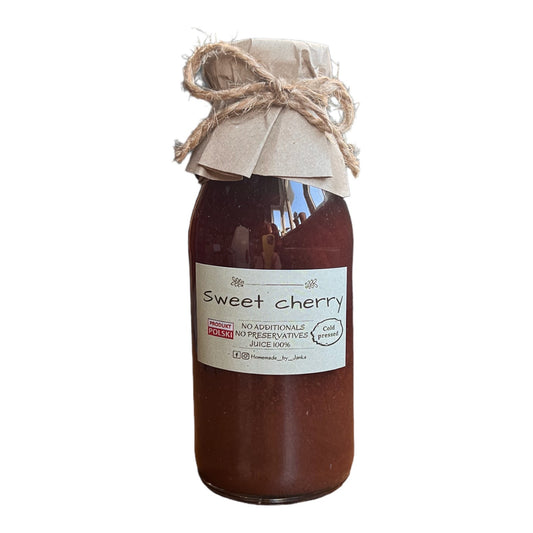 HOMEMADE BY JANKA  Sweet Cherry Juice  | Cold Pressed | 330ml
