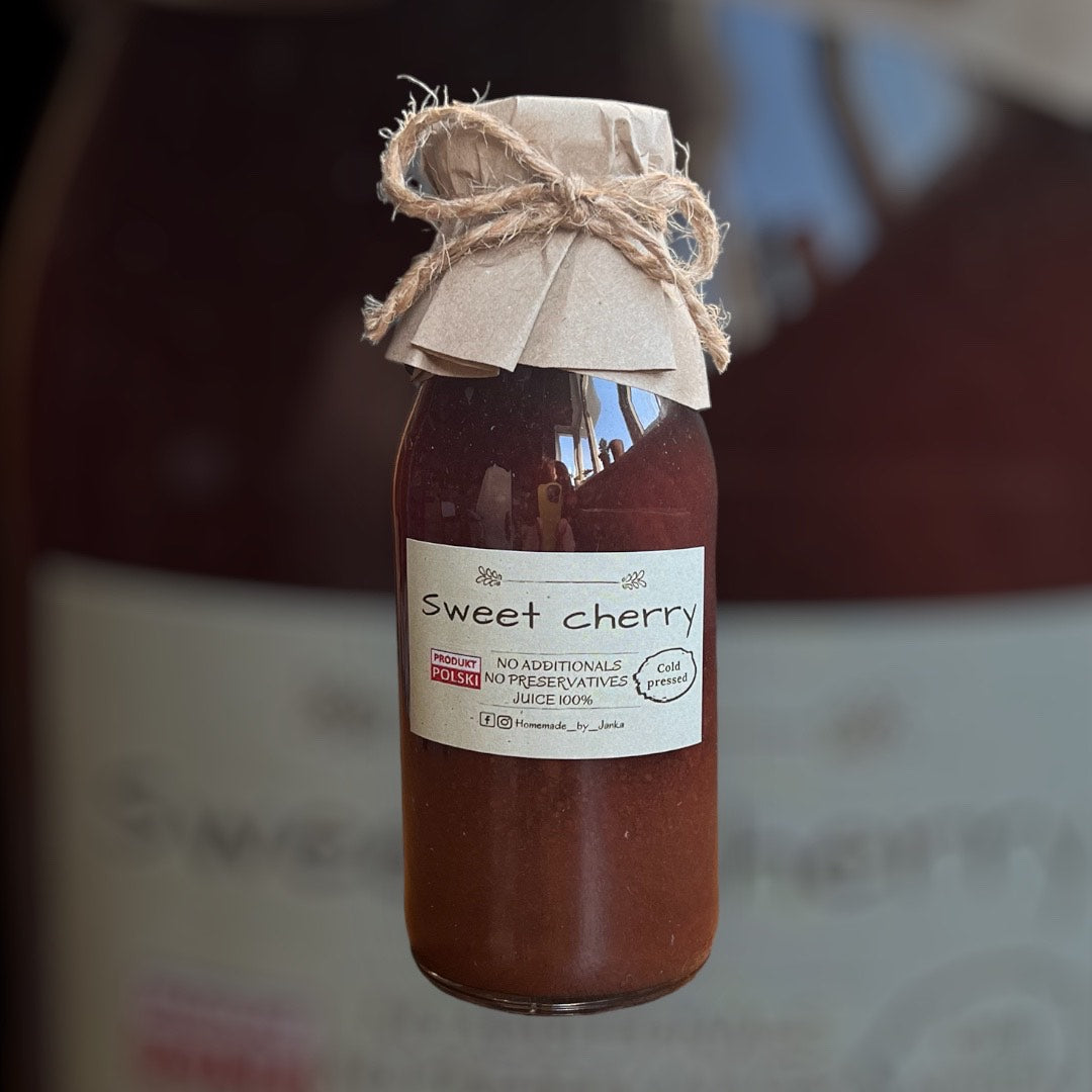 Homemade by Janka  Sweet Cherry Juice  | Cold Pressed | 330ml