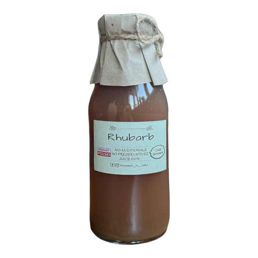 HOMEMADE BY JANKA   Rhubarb Juice  | Cold Pressed | 330ml