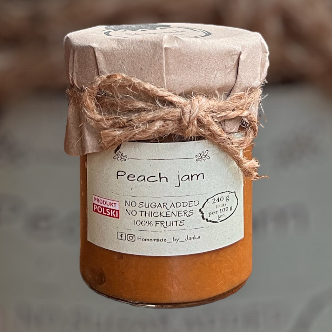 HOMEMADE BY JANKA  Peach Jam | 240g