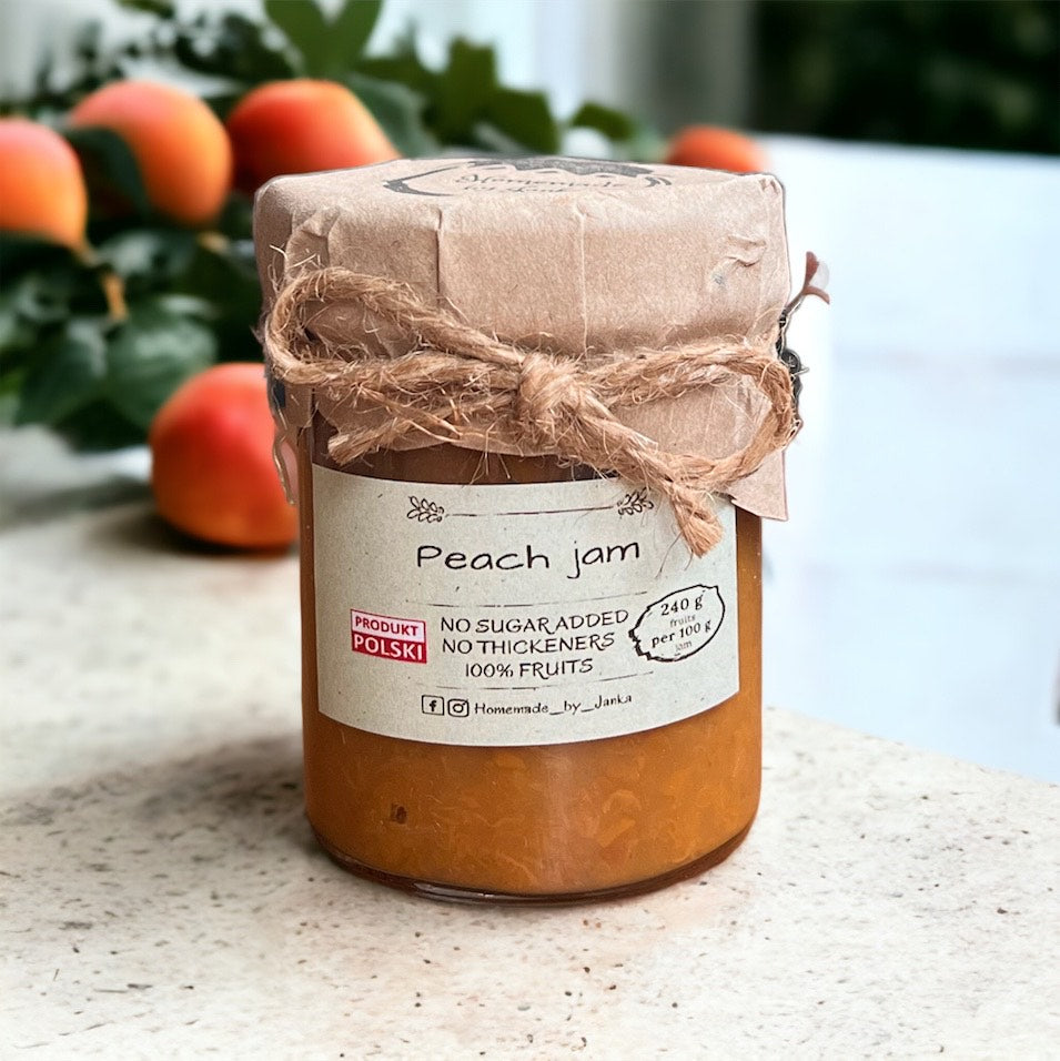 HOMEMADE BY JANKA  Peach Jam | 240g