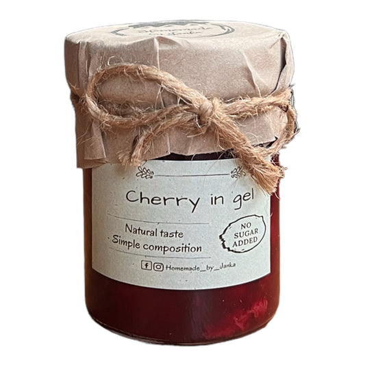 HOMEMADE BY JANKA  Cherry in Gel  | 220g