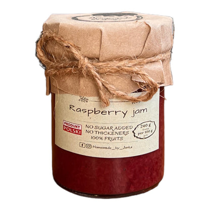 HOMEMADE BY JANKA  Raspberry Jam  | 220g