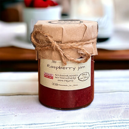 HOMEMADE BY JANKA  Raspberry Jam  | 220g