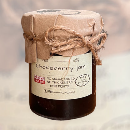 HOMEMADE BY JANKA  Chokeberry Jam  | 220g