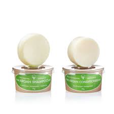 OKABO ORGANICS Moisturizing Argan Conditioner Bar with Lemongrass Scent | 50 g