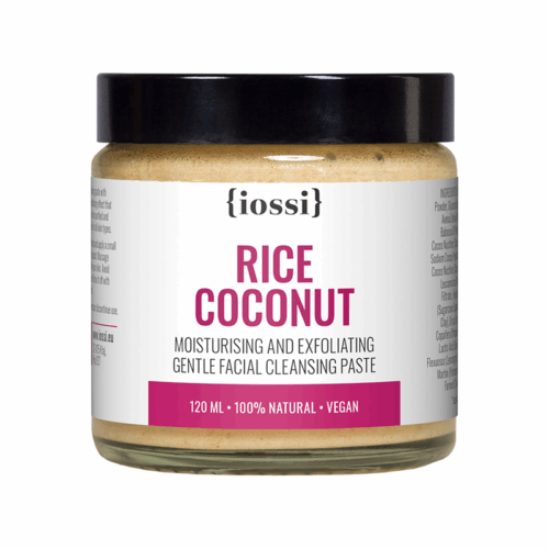 IOSSI Rice Coconut. Moisturising and Exfoliating Facial Cleansing Paste | 120 ml
