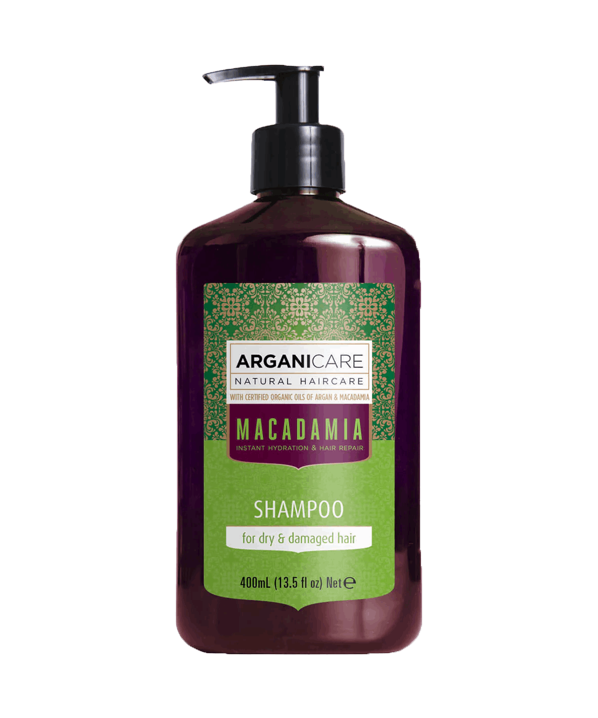ARGANICARE Macadamia Shampoo for Dry and Damaged Hair | 400ml