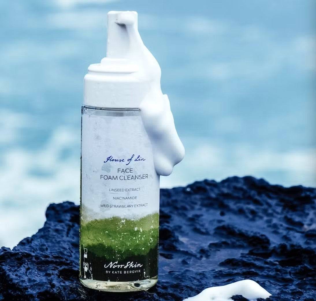 Norrskin  Scandinavian Award Winning Natural Cleansing Foam - ECO Natural Face Cleanser from Scandinavia | 150ml