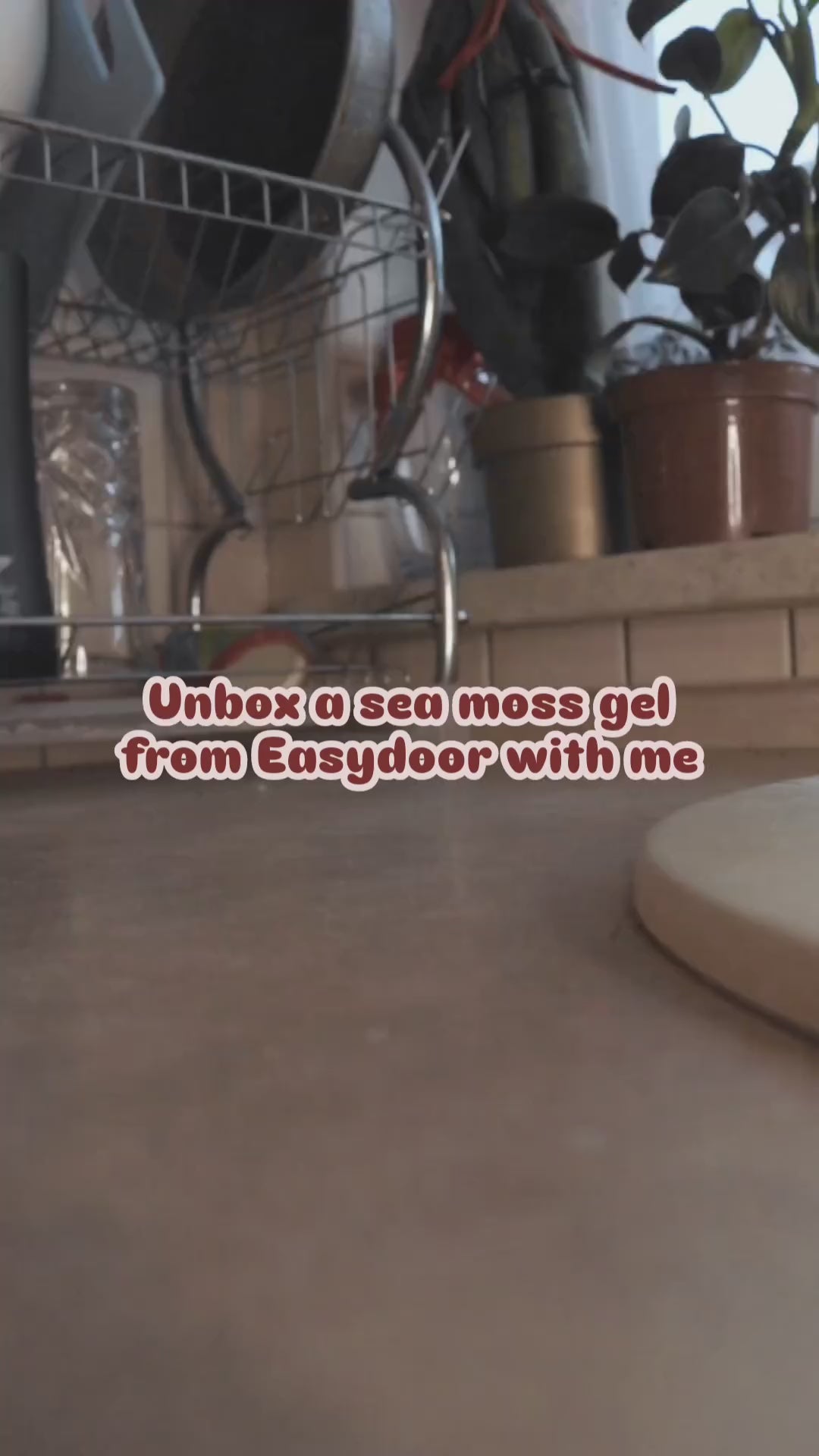 unbox a sea moss gel with me, that i got from esydoor, unboxing review, easydoor shipping