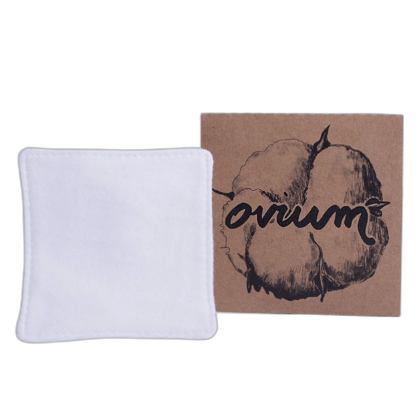 Ovium  Big Reusable Cotton Pad - White