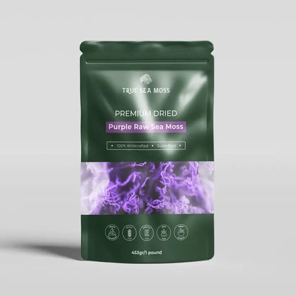 TRUE SEA MOSS Purple Dried Sea Moss | 453g