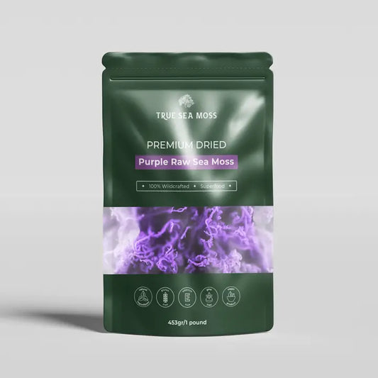 TRUE SEA MOSS Purple Dried Sea Moss | 453g